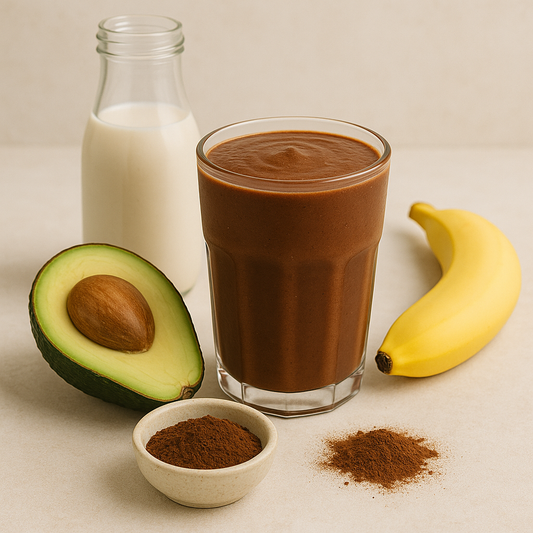 Chocolate Avocado Pudding Smoothie