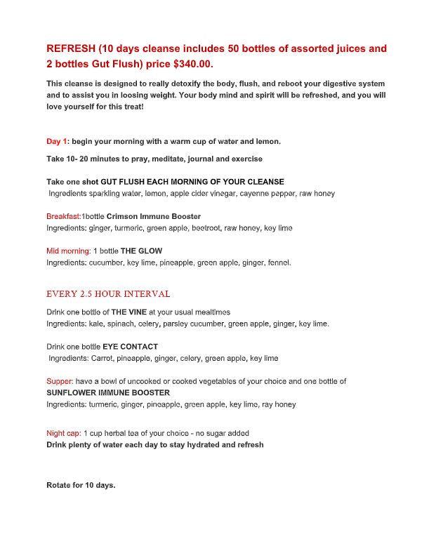 Refresh Ten Day Cleanse - BYOND